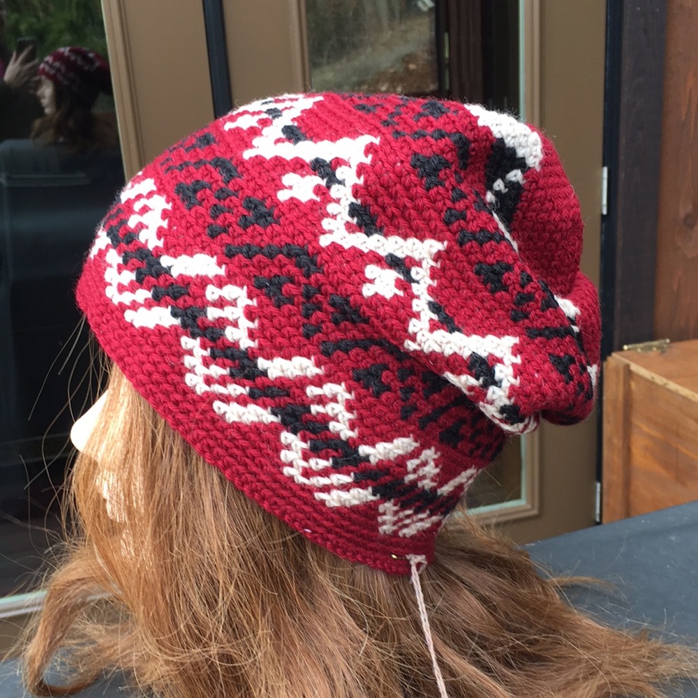 Hand Crocheted Slouchy Hat/Toque
